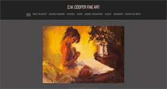 Desktop Screenshot of cmcooperfineart.com